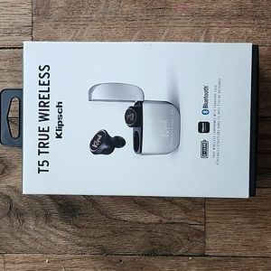 Klipsch T5 True Wireless bluetooth earphones.